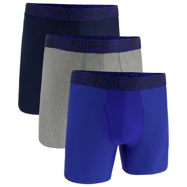 Image of Under Armour - Performance Tech 6 Solid Boxerjock 3 Pack - Alltagsunterwäsche Gr M blau