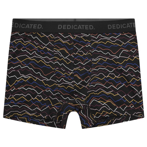 DEDICATED - Boxer Briefs Kalix Line Mountain - Alltagsunterwäsche Gr M schwarz