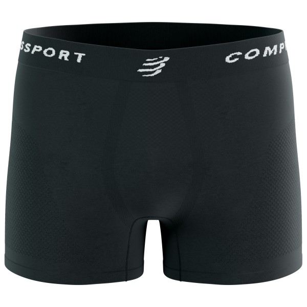 Compressport Seamless Boxer Unterhose Herren (Gr S |schwarz)