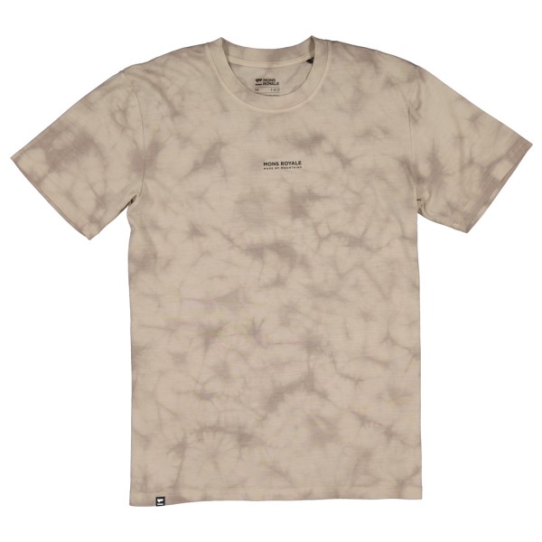 Image of Mons Royale - Icon T-Shirt Garment Dyed - Merinounterwäsche Gr XL beige
