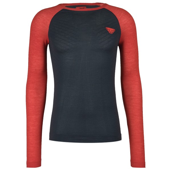 Image of Dynafit - Tour Light Merino L/S Tee - Merinounterwäsche Gr L;M;S;XL;XXL grau;schwarz/blau