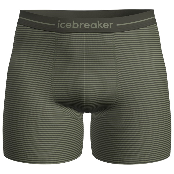 Icebreaker Anatomica Boxers Merinounterwäsche Herren Wandern (Gr S |oliv)