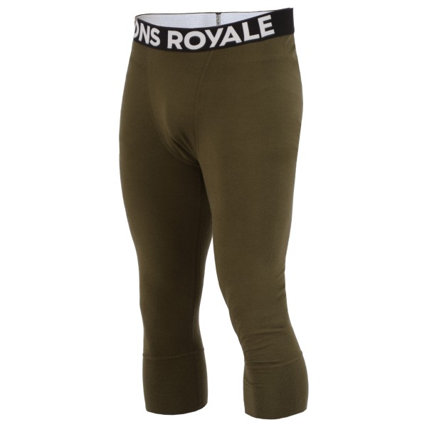 Image of Mons Royale - Cascade Merino Flex 200 3/4 Legging - Merinounterwäsche Gr L;M;S;XL;XXL braun;schwarz