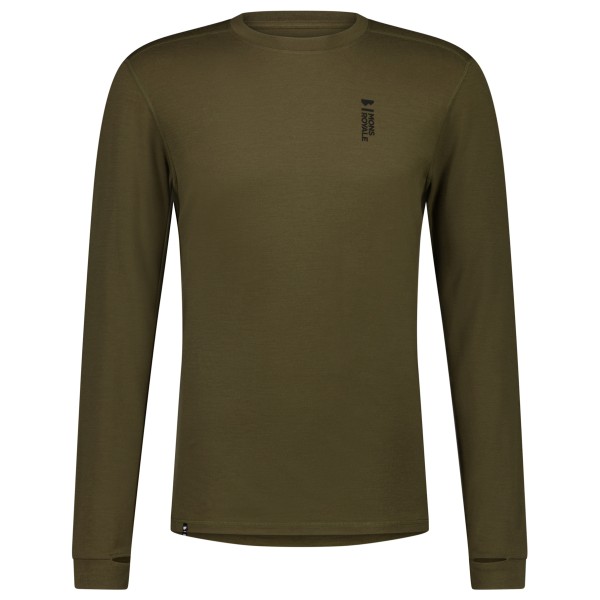 Image of Mons Royale - Cascade Merino Flex 200 L/S - Merinounterwäsche Gr L oliv