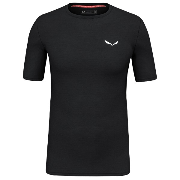 Salewa – Cristallo Warm AMR Tee – Merino-ondergoed maat , Zwart