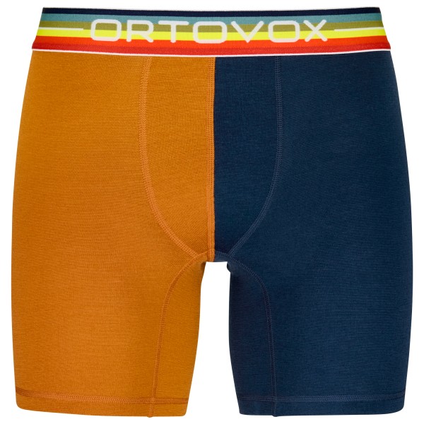 Image of Ortovox - 185 Rock"N"'Wool Boxer - Merinounterwäsche Gr S orange/blau'