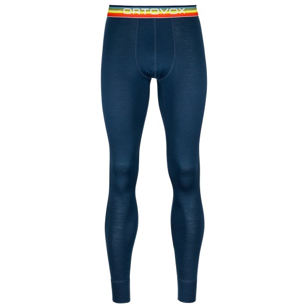 Image of Ortovox - 185 Rock"N"'Wool Long Pants - Merinounterwäsche Gr M blau'