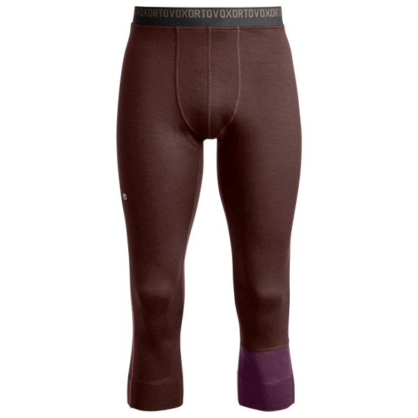Skiunterwäsche Ortovox 185 Rock'N'Wool Short Pants Herren (Gr M |braun)