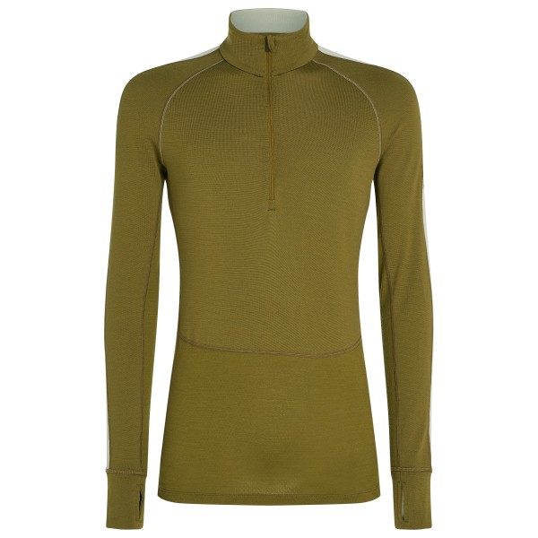 Image of Icebreaker - Zoneknit 260 L/S Half Zip - Merinounterwäsche Gr L oliv