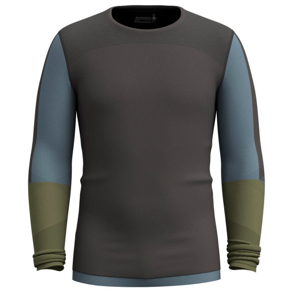Image of Smartwool - Intraknit Thermal Merino BL Colorblock Crew - Merinounterwäsche Gr L;M;S;XL grau