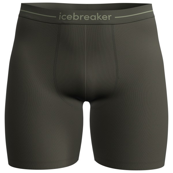 Icebreaker Anatomica Long Boxers Merinounterwäsche Men (Größe M |grau)