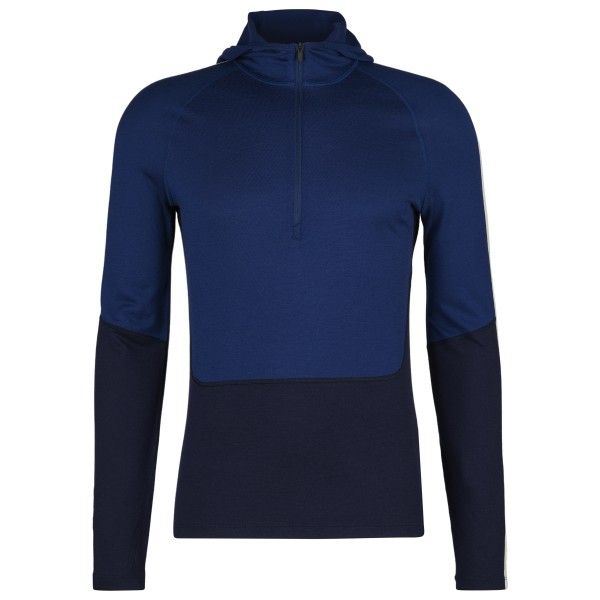 Image of Icebreaker - Merino 200 Sonebula L/S Half Zip Hood - Merinounterwäsche Gr L;M;S;XL;XXL blau;grau