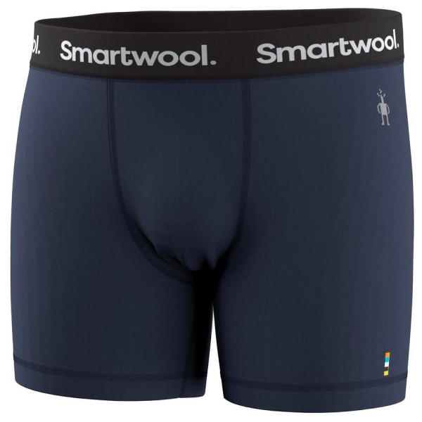 Smartwool Everyday Merino Boxer Brief Boxed Merinounterwäsche Herren Reisen (Gr L |blau)