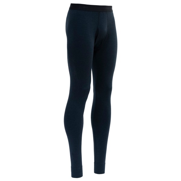 Image of Devold - Expedition Merino Silk Longs - Merinounterwäsche Gr L blau