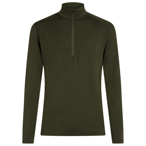 Icebreaker - 260 Tech L/S Half Zip - Merinounterwäsche Gr L oliv