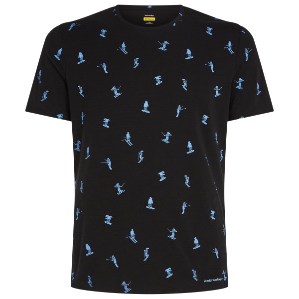 Image of Icebreaker - Merino 150 Anatomica S/S Crewe Ski Day - Merinounterwäsche Gr L schwarz