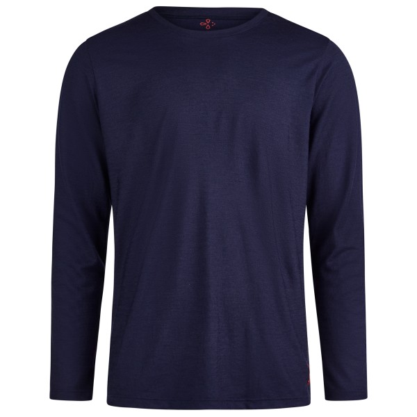 Image of Transhumance - Basic Shirt Langarm - Merinounterwäsche Gr L blau