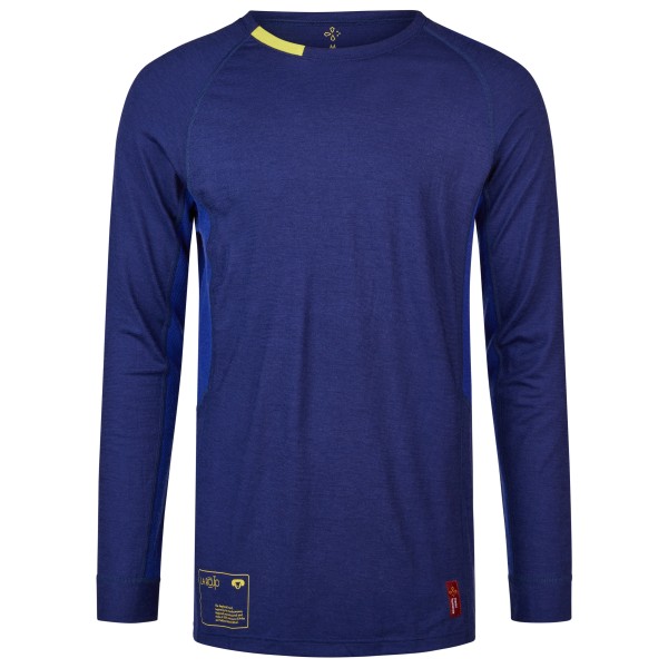 Image of Transhumance - Langarm Tee - Merinounterwäsche Gr L blau