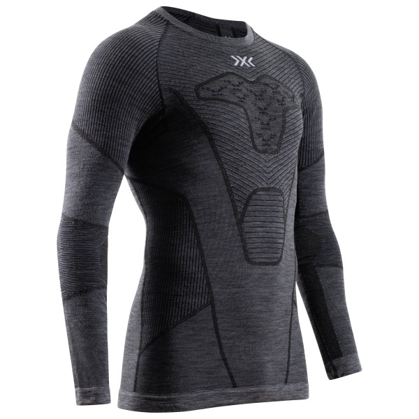 Image of X-Bionic - Symbio Merino Shirt L/S - Merinounterwäsche Gr L grau/schwarz