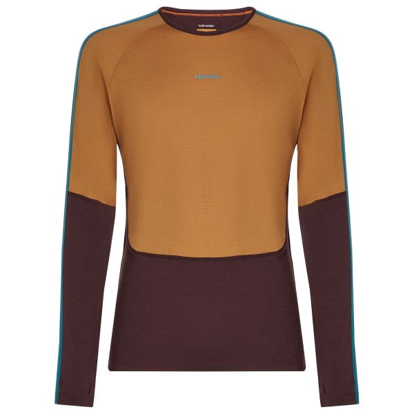 Icebreaker - Merino 200 Oasis+ L/S Crewe - Merinounterwäsche Gr XXL braun