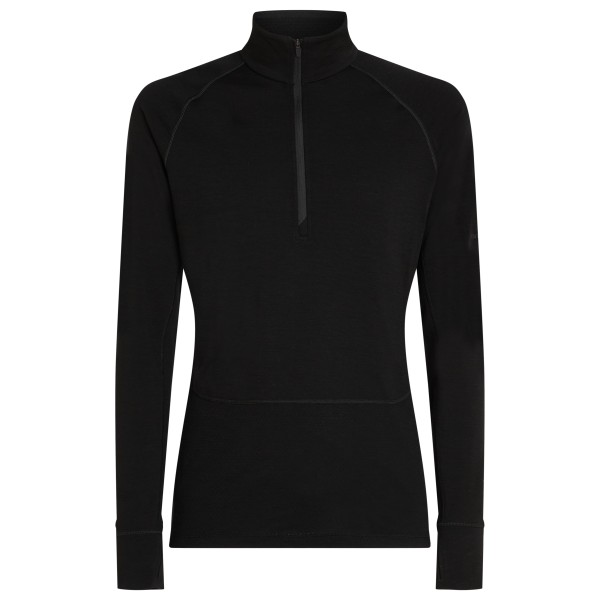 Icebreaker - Merino 200 Zoneknit L/S Half Zip - Merinounterwäsche Gr L schwarz