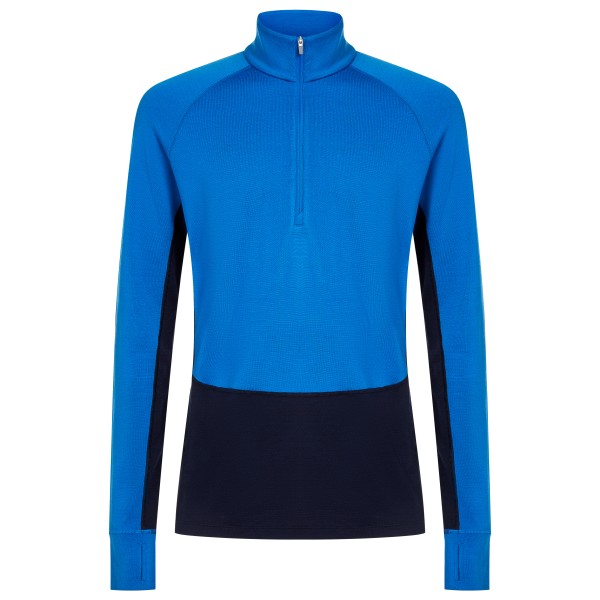 Icebreaker - Merino 260 Zoneknit L/S Half Zip - Merinounterwäsche Gr M blau