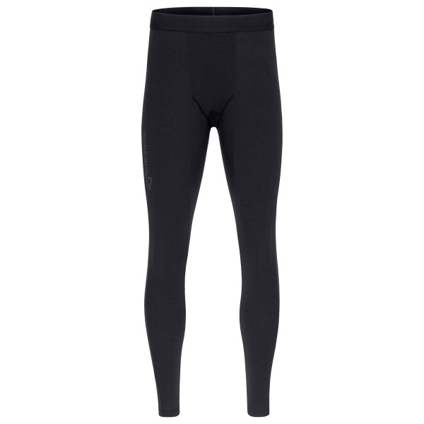 Norrøna – Femund PureUll Longs – Merino-ondergoed maat L, Zwart