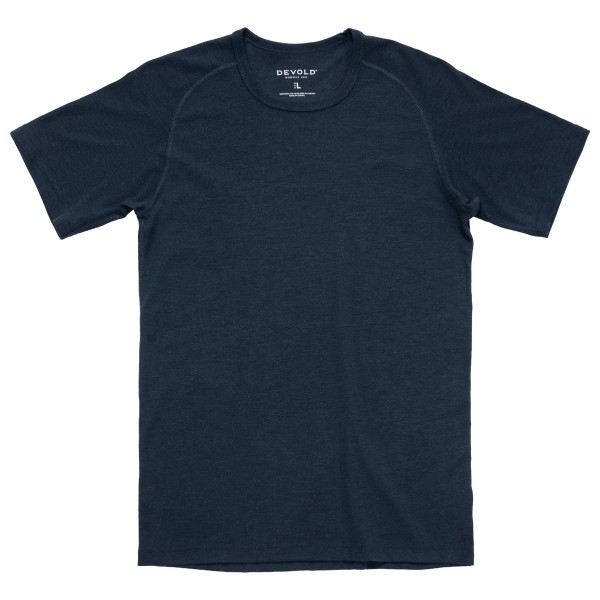Devold - Adventure Merino 190 Tee - Merinoshirt Gr S blau