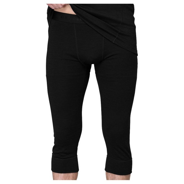 Devold - Duo Active Merino 205 3/4 Longs - Merinounterhose Gr L schwarz