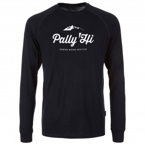 Image of Pally'Hi - Longsleeve Classic Peak Logo - Longsleeve Gr S schwarz bei Bergfreunde.ch - der Outdoor Shop