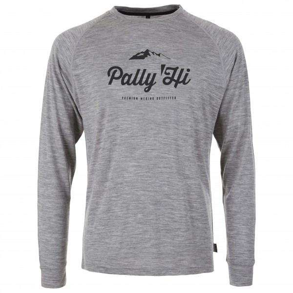 Image of Pally'Hi - Longsleeve Classic Peak Logo - Longsleeve Gr L;M;S;XL;XXL grau;grün;schwarz bei Bergfreunde.ch - der Outdoor Shop