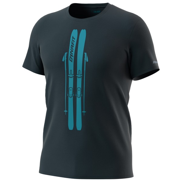 Image of Dynafit - Graphic Cotton S/S Tee - T-Shirt Gr 50 schwarz/blau