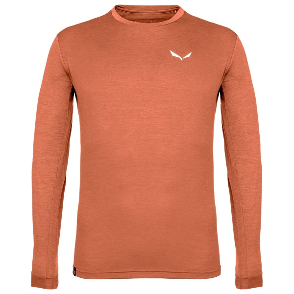 Salewa Puez Melange Dry L/ Tee Sportshirt Oranje