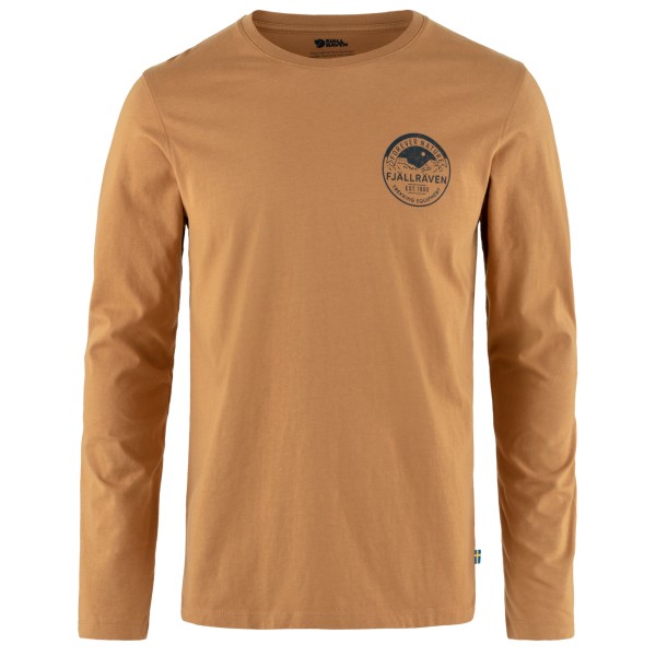 Fjällräven Forever Nature Badge L/ T-Shirt Longsleeve Oranje