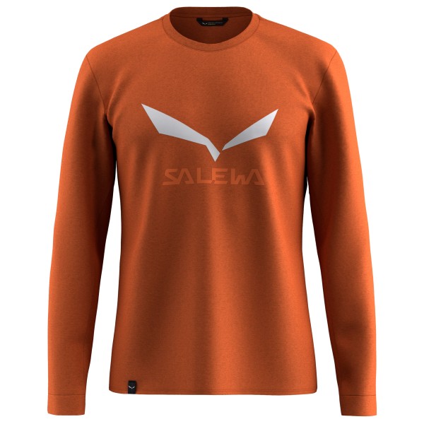 Salewa Solidlogo Dry L/ Tee Longsleeve Rood