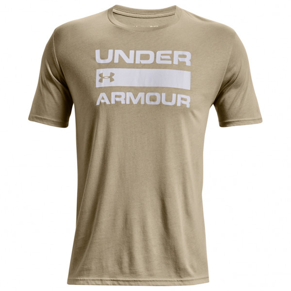 Image of Under Armour - UA Team Issue Wordmark S/S - T-Shirt Gr 3XL - Regular;4XL - Regular;L - Regular;M - Regular;S - Regular;XL - Regular;XXL - Regular lila;schwarz;weiß