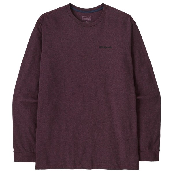 Patagonia L/S P-6 Logo Responsibili-Tee Longsleeve /purper Bruin