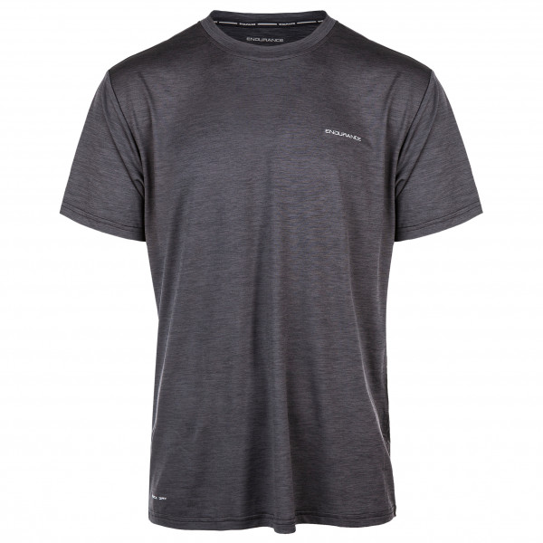 Image of ENDURANCE - Mell S/S Melange Tee - Funktionsshirt Gr L;M grau/blau bei Bergfreunde.ch - der Outdoor Shop