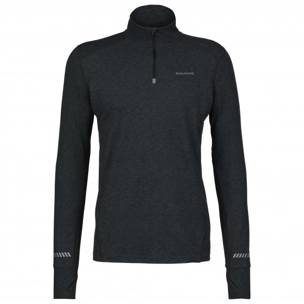 Image of ENDURANCE - Tune Melange Midlayer - Longsleeve Gr 3XL;4XL;L;M;S;XL;XXL grau;schwarz