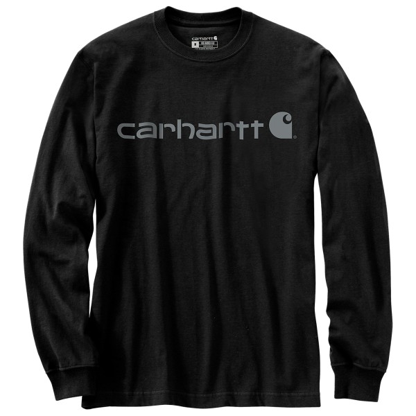 Carhartt Core Logo L/S Longsleeve Men (Größe XXL |schwarz)