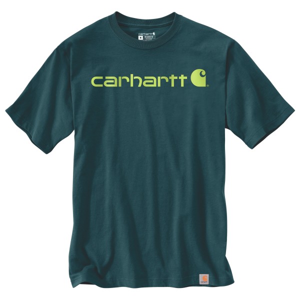 Carhartt Core Logo S/S T-shirt Blauw