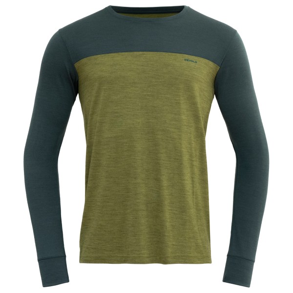 Image of Devold - Norang Shirt - Merinolongsleeve Gr L;M;S;XL;XXL blau/rot;oliv/blau bei Bergfreunde.ch - der Outdoor Shop