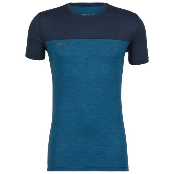 Image of Devold - Norang Tee - Merinoshirt Gr L;M;S;XL;XXL blau;grau;oliv bei Bergfreunde.ch - der Outdoor Shop