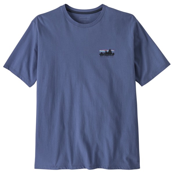 Patagonia 73 Skyline Organic T-Shirt T-shirt Blauw