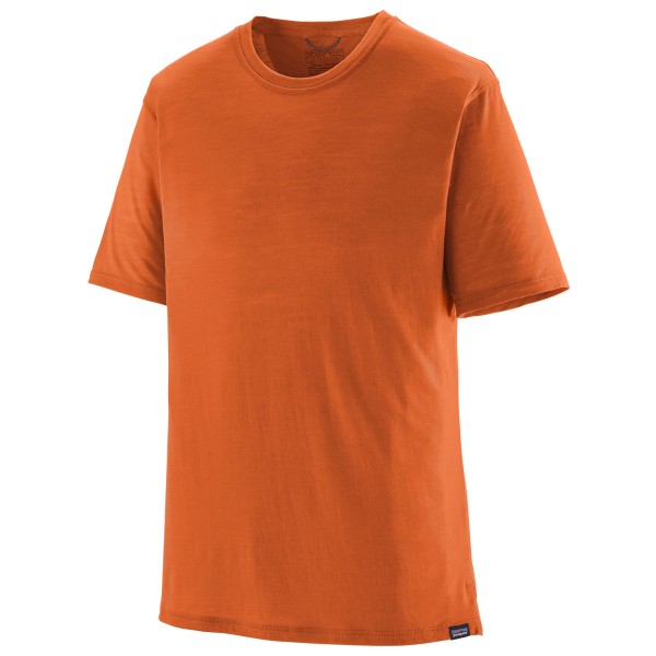 Image of Patagonia - Cap Cool Merino Shirt - Merinoshirt Gr L rot/orange