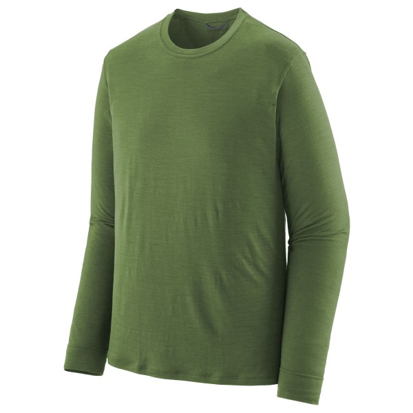 Image of Patagonia - L/S Cap Cool Merino Shirt - Merinoshirt Gr L oliv