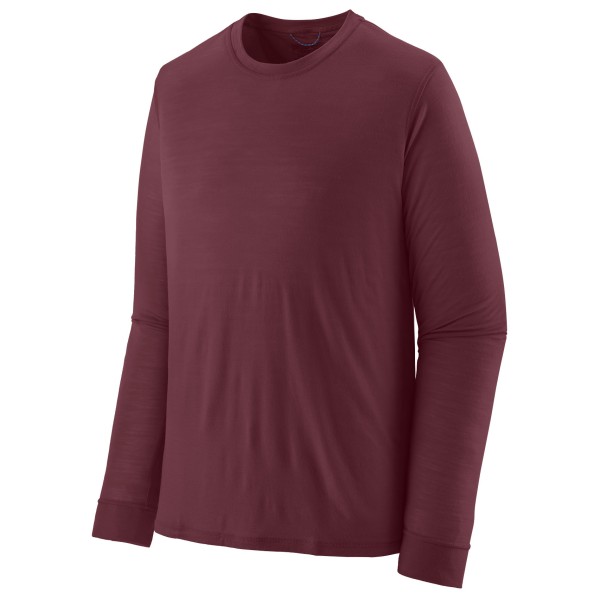 Patagonia L/S Cap Cool Merino Shirt Merinoshirt Rood
