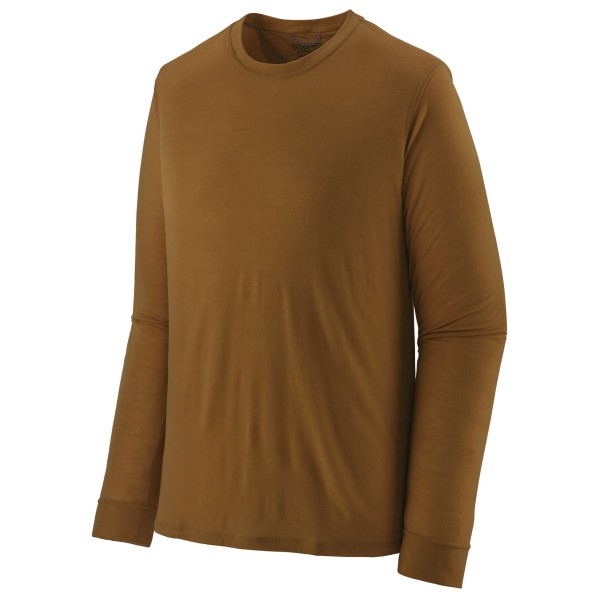 Patagonia L/S Cap Cool Merino Shirt Merinoshirt Bruin