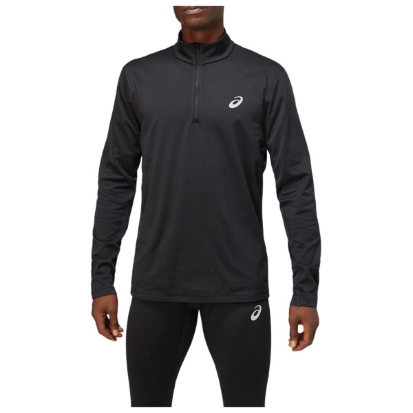 Image of Asics - Core L/S 1/2 Zip Winter Top - Laufshirt Gr S schwarz