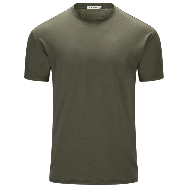 Aclima – Lightwool Classic Tee – Merinoshirt maat M, /olijfgroen Bruin